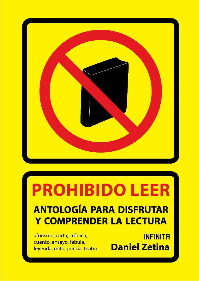 Portada de Prohibido leer · Daniel Zetina