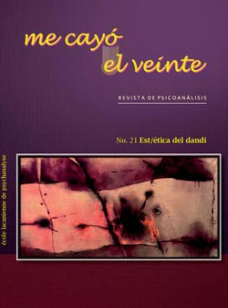 Portada de Me cayó el veinte. Revista de psicoanálisis no. 21