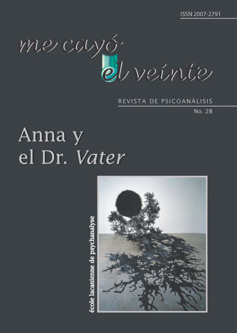 Portada de Me cayó el veinte. Revista de psicoanálisis no. 28