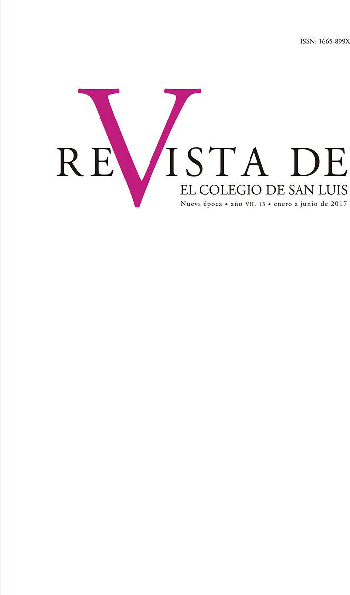 Portada de Revista de El Colegio de San Luis 13