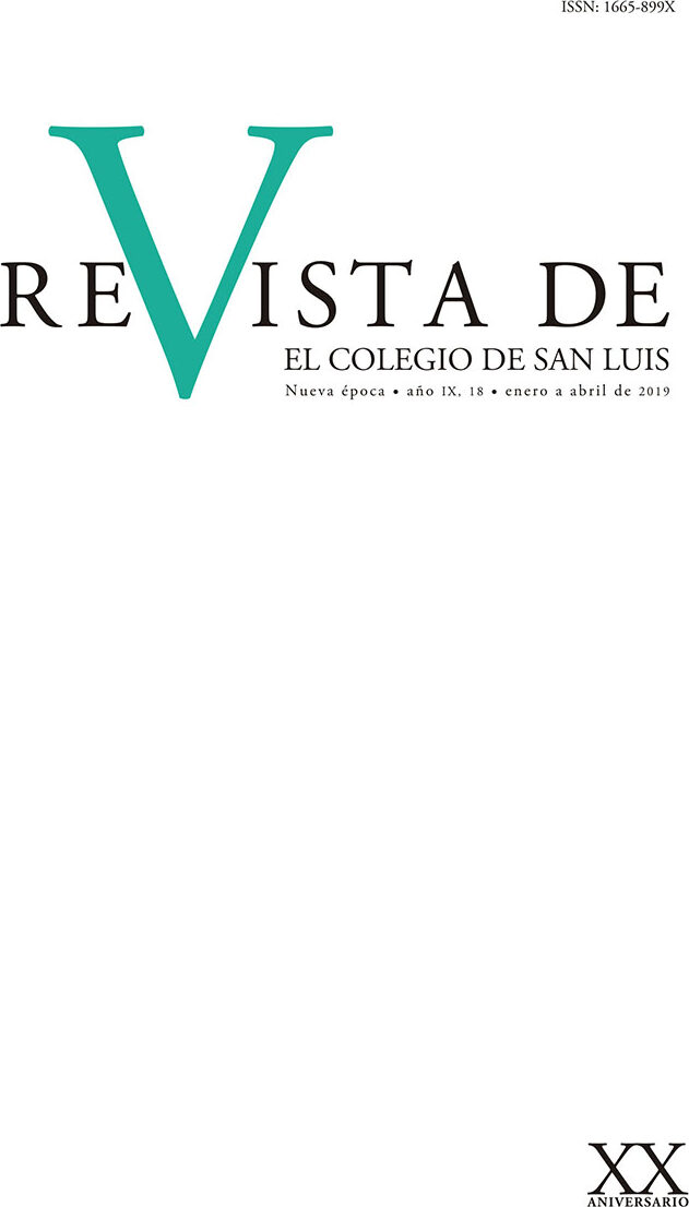 Portada de Revista de El Colegio de San Luis 18