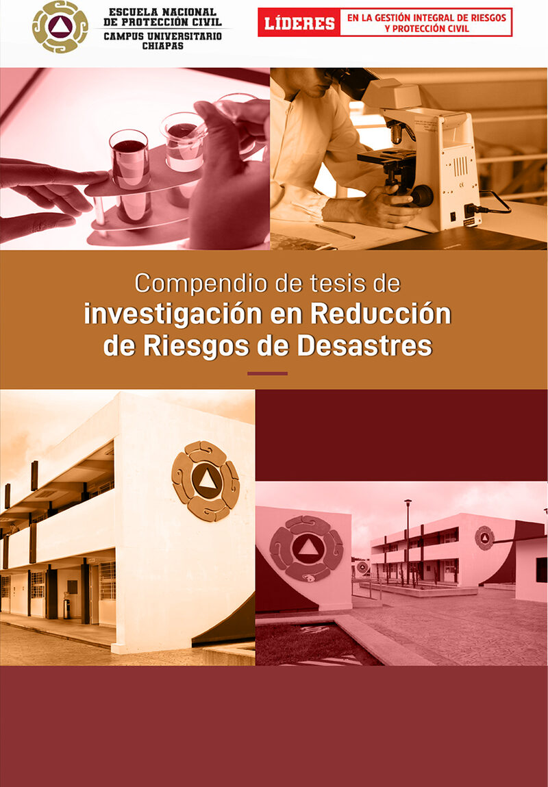 Portada de Compendio de tesis de investigación en Reducción de Riesgos de Desastres