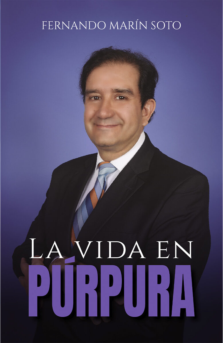 Portada de La vida en púrpura · Fernando Marín Soto