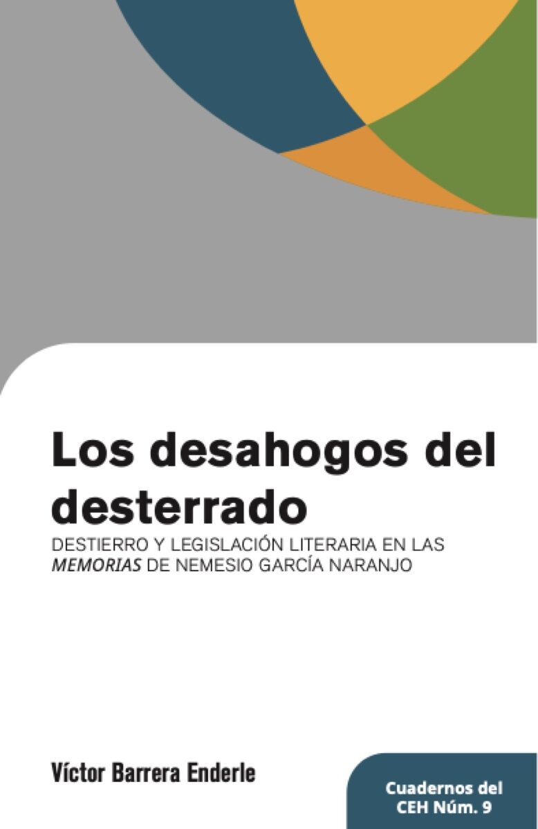 Portada de Los desahogos del desterrado · Victor Barrera Enderle