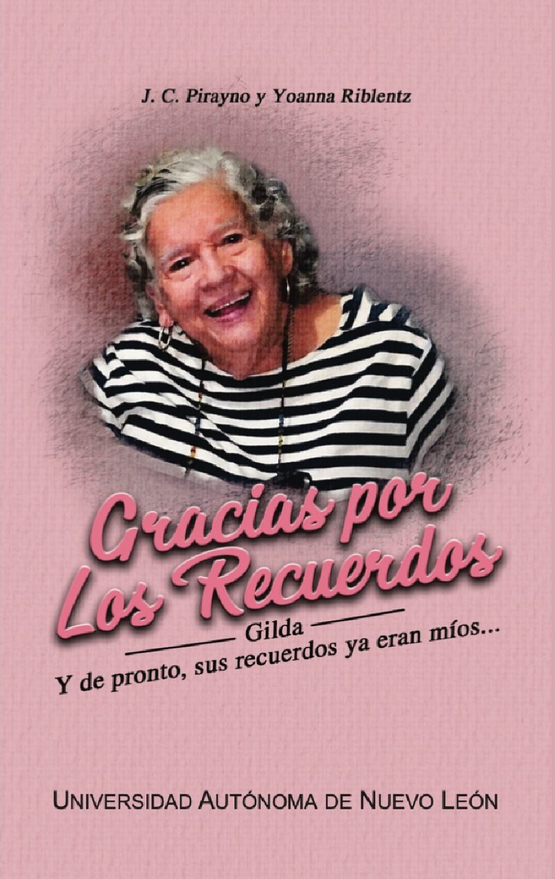 Portada de Gracias por los recuerdos · J. C. .Riblentz , Yoanna Pirayno