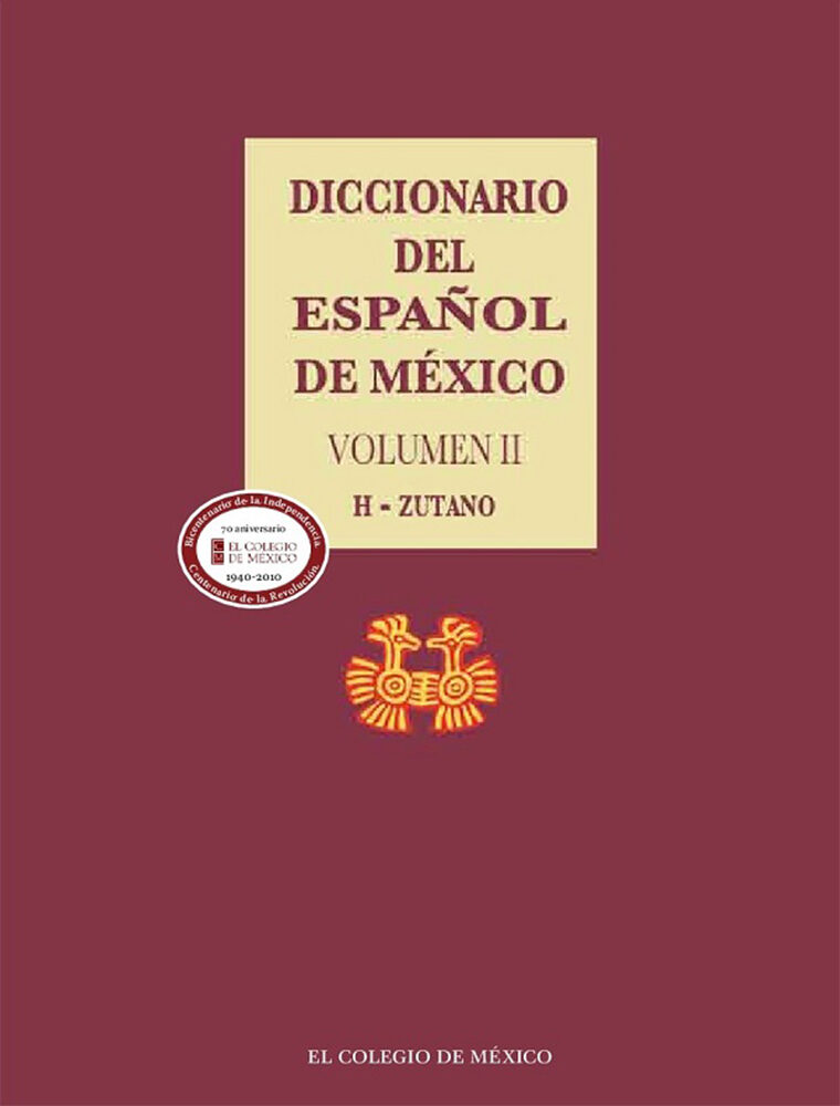 Portada de Diccionario del español de México.