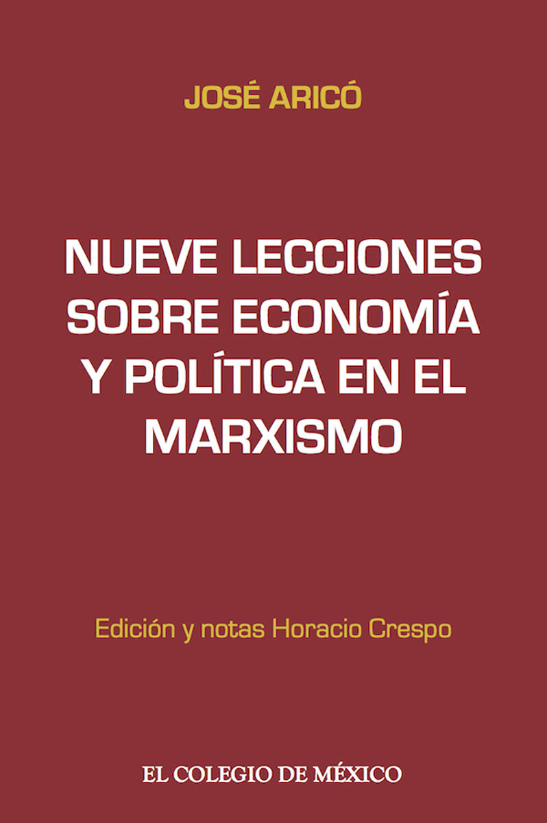 Portada de Nueve lecciones sobre economía y política en el marxismo
