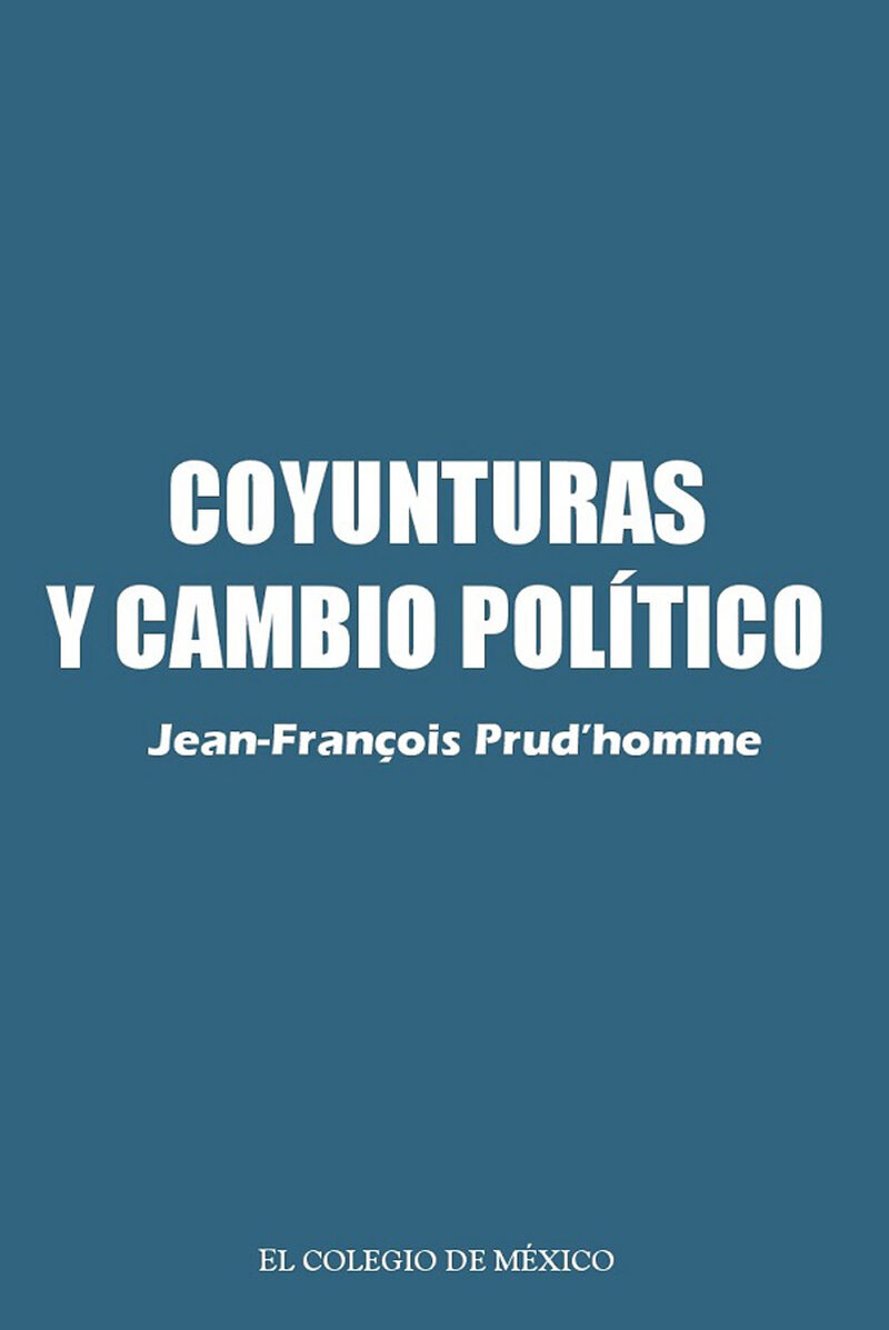 Portada de Coyunturas y cambio político.