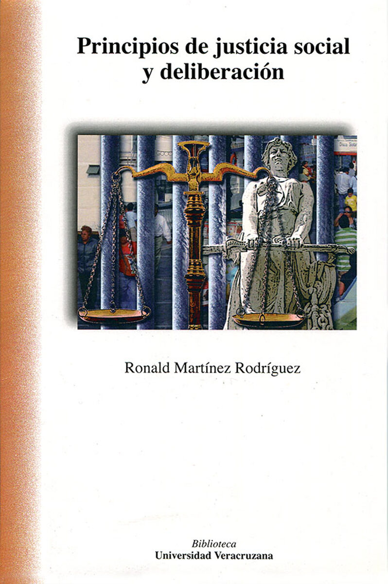 Portada de Principios de justicia social y deliberación