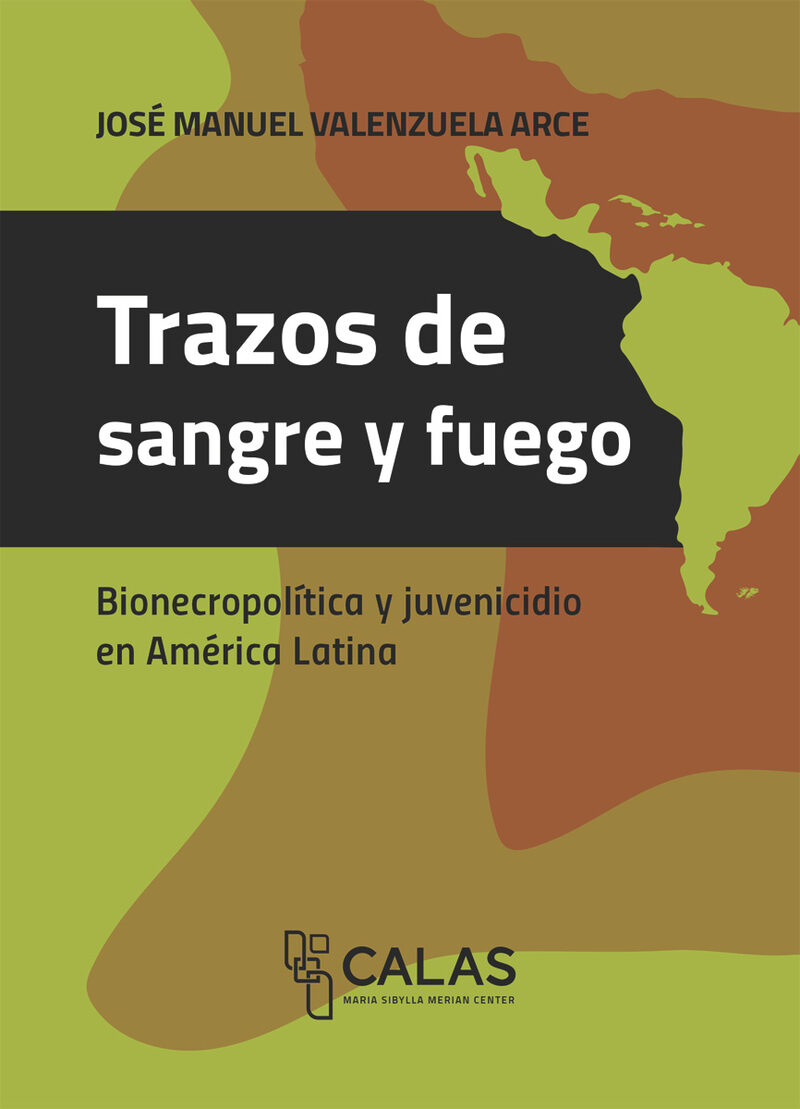 Portada de Trazos de sangre y fuego · José Manuel Valenzuela Arce