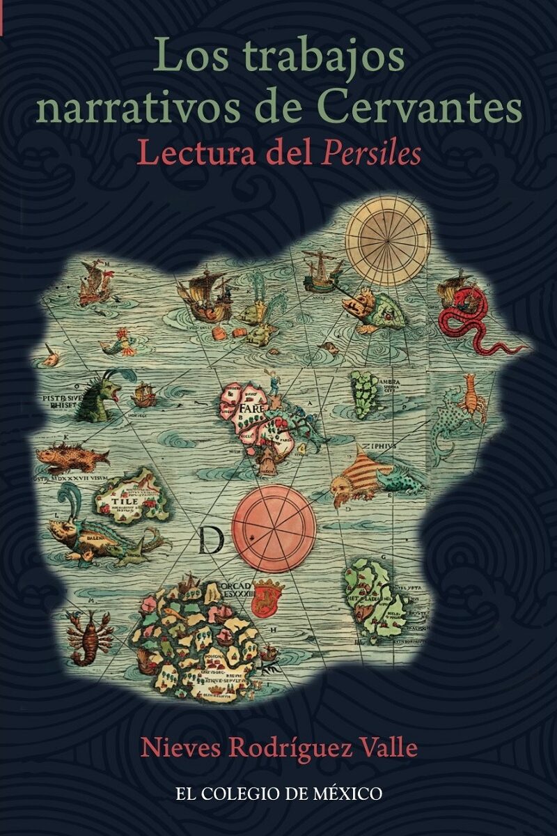 Portada de Los trabajos narrativos de Cervantes.