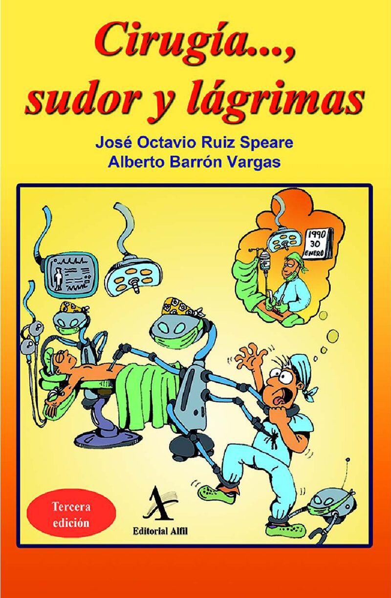 Portada de Cirugía..., sudor y lágrimas