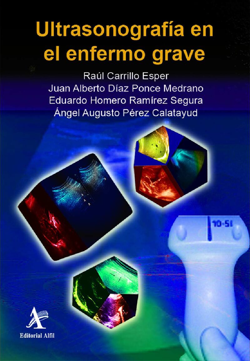 Portada de Ultrasonografía en el enfermo grave · Raúl Carrillo Esper