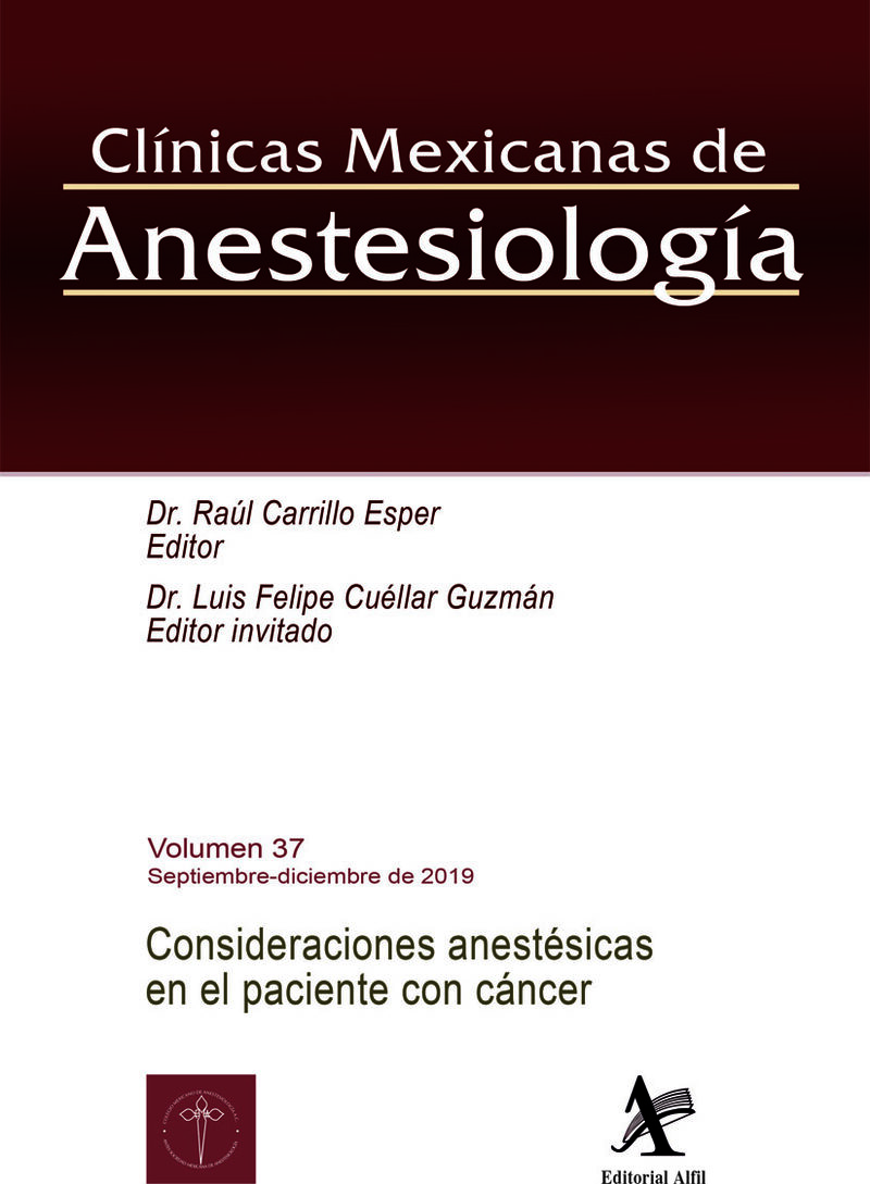 Portada de Consideraciones anestésicas en el paciente con cáncer