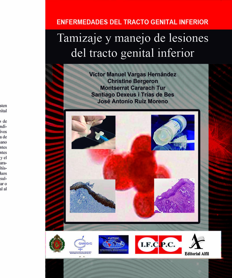 Portada de Tamizaje y manejo de lesiones del tracto genital inferior · Víctor Manuel Vargas Hernández