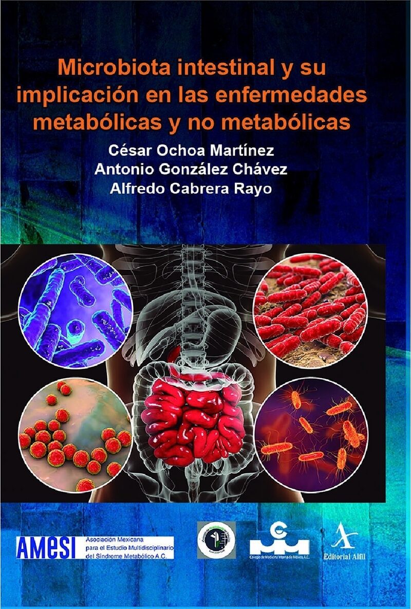 Portada de Microbiota intestinal y su implicación en las enfermedades metabólicas y no metabólicas