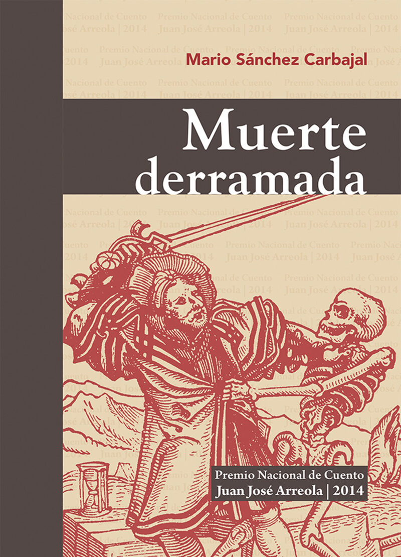 Portada de Muerte derramada · Mario Sánchez Carbajal