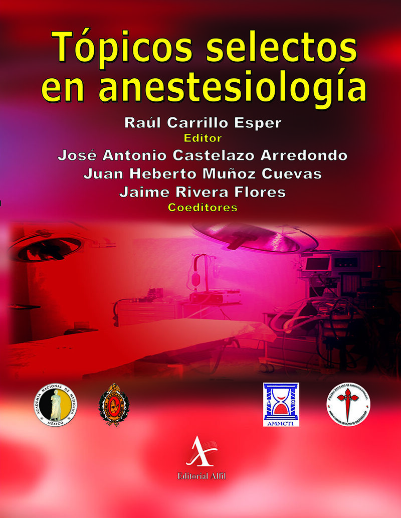 Portada de Tópicos selectos en anestesiología