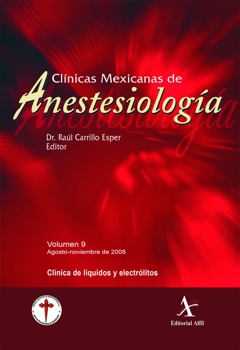 Portada de Clínica de líquidos y electrólitos · Raúl Carrillo Esper