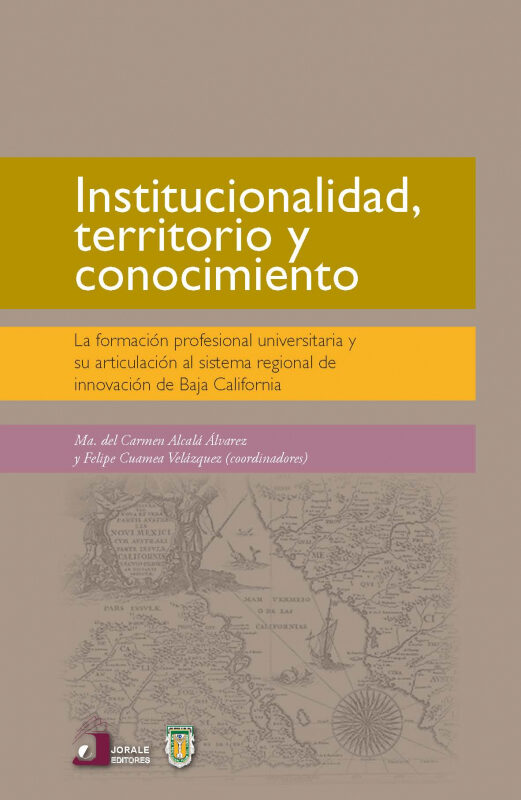 Portada de Institucionalidad territorio y conocimiento. La formación profesional universitaria y su articulación al sistema regional de innovación