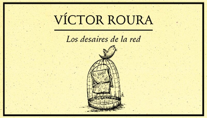 Portada de Los desaires de la red · Víctor Roura