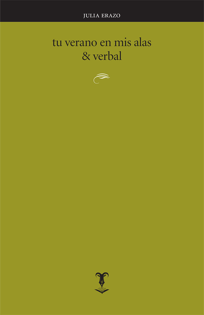 Portada de tu verano en mis alas y verbal