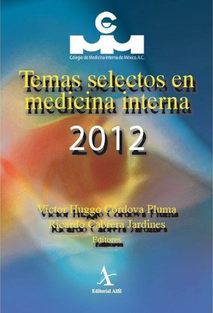 Portada de Temas selectos en medicina interna 2012 · Víctor Hugo Córdova Pluma