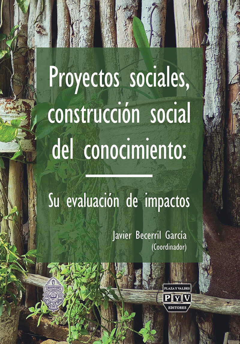 Portada de Proyectos sociales, construccion social del conocimiento · Javier Becerril Garcia
