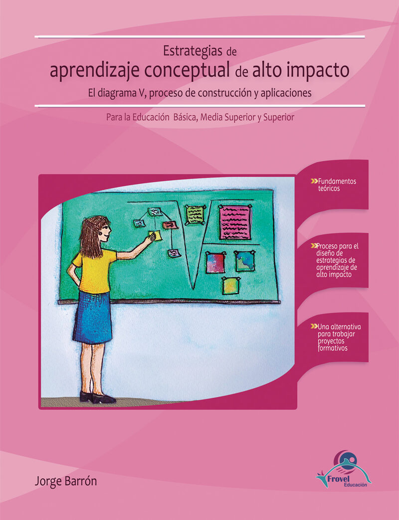 Portada de Estrategias De Aprendizaje Conceptual De Alto Impacto El Diagrama V, Proceso De Construcción Y Aplicaciones