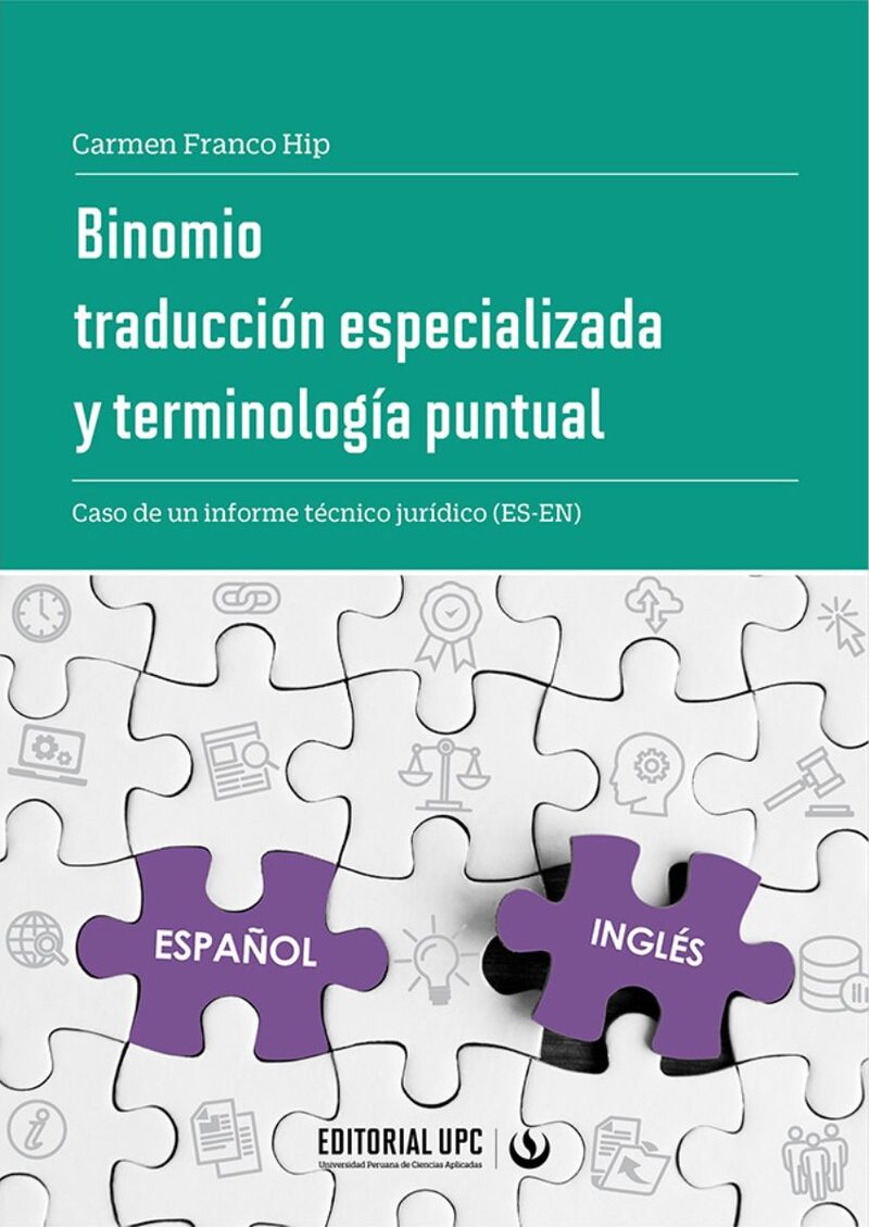 Portada de Binomio traducción especializada y terminología puntual