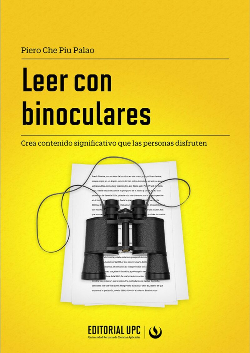 Portada de Leer con binoculares