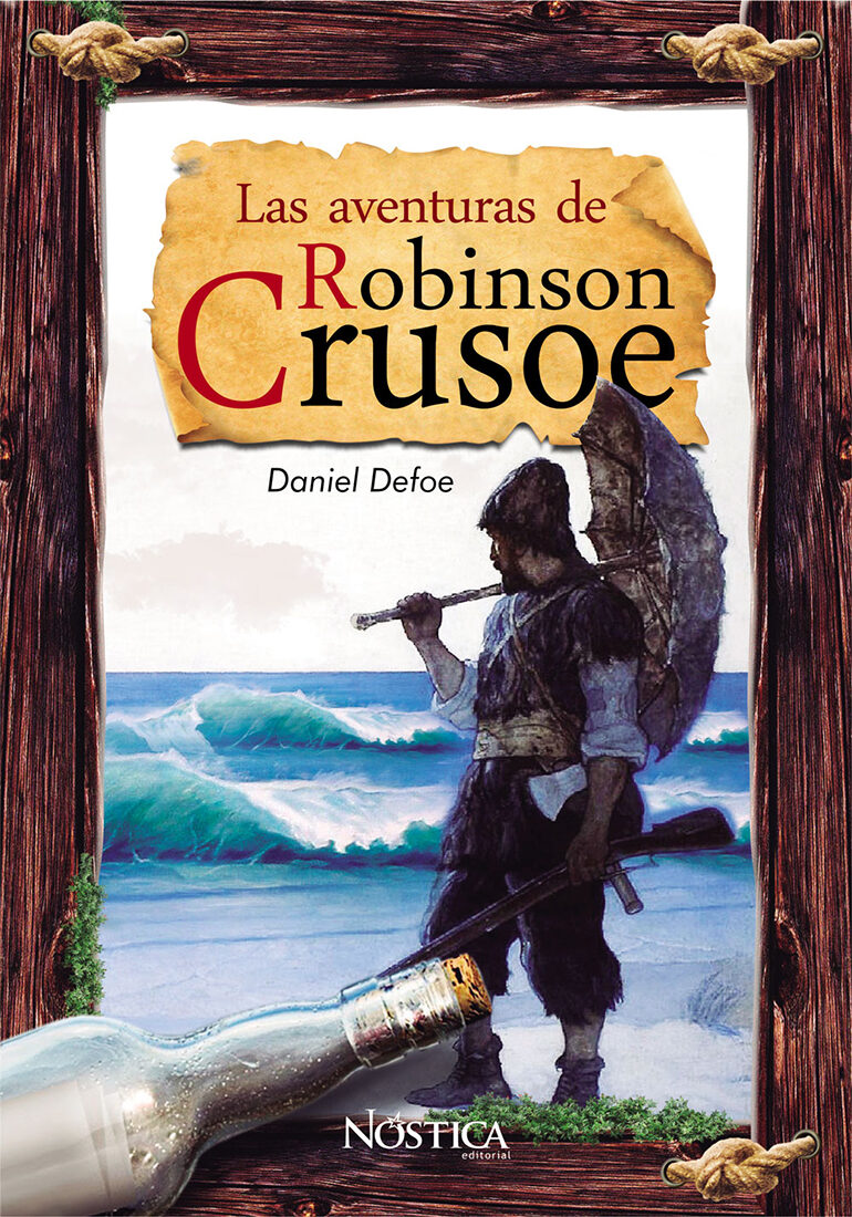 Portada de Las aventuras de robinson crusoe