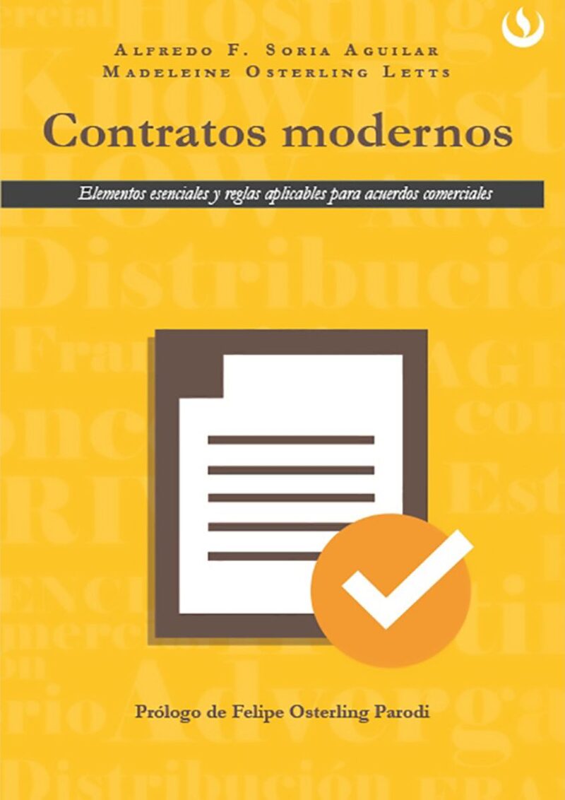 Portada de Contratos modernos · Alfredo.Osterling , Madeleine Soria