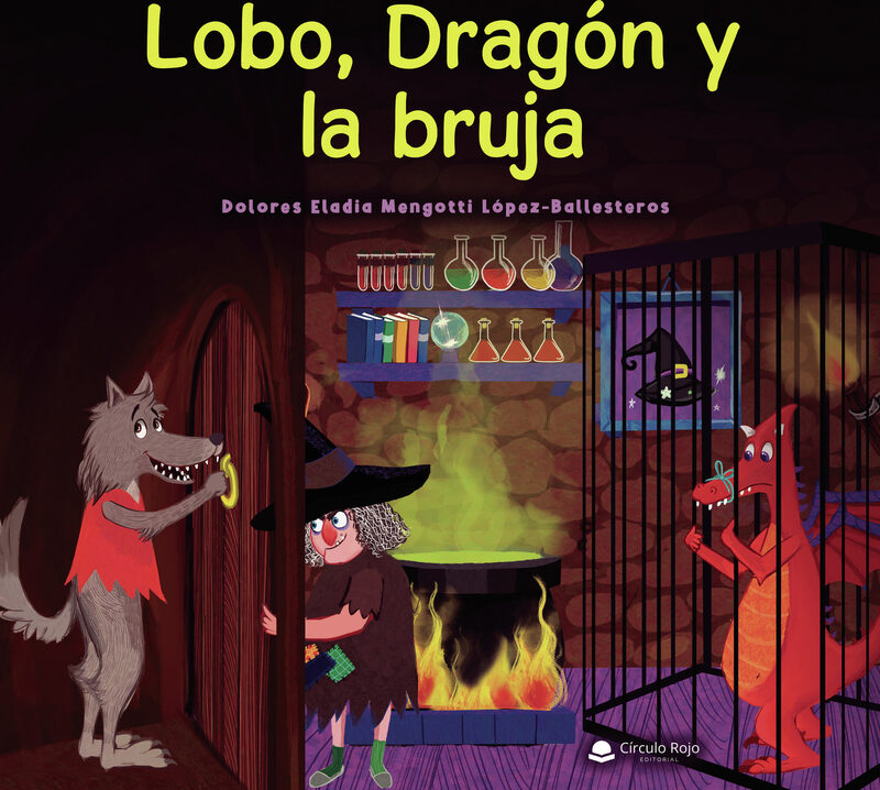 Portada de Lobo, dragón y la bruja