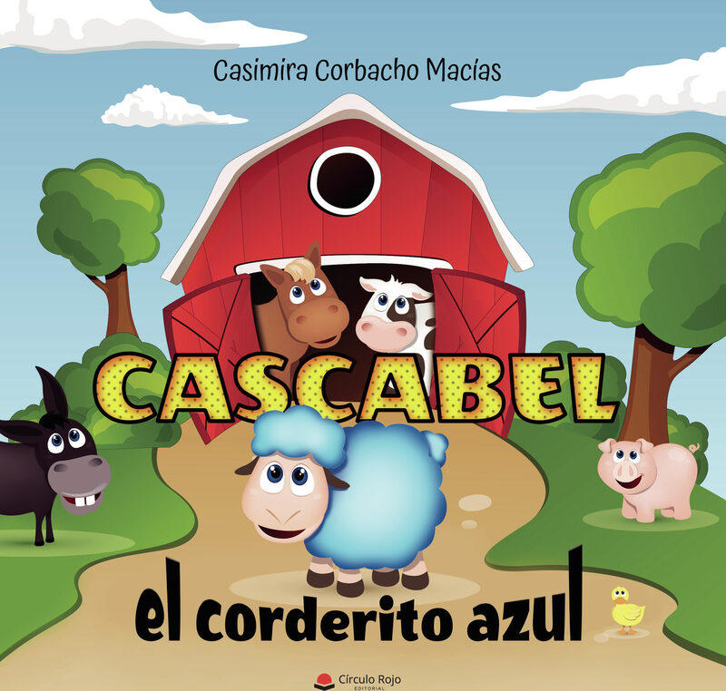 Portada de Cascabel, el corderito azul · Casimira Corbacho Macías