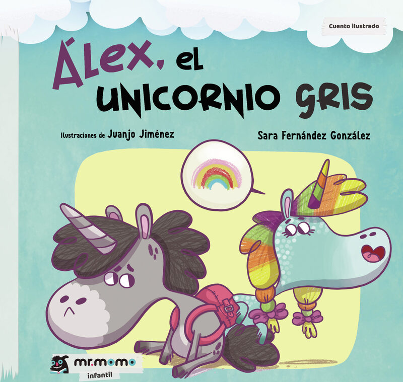 Portada de Álex, el unicornio gris