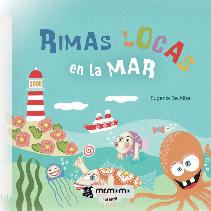 Portada de Rimas locas en la mar - TAPA DURA