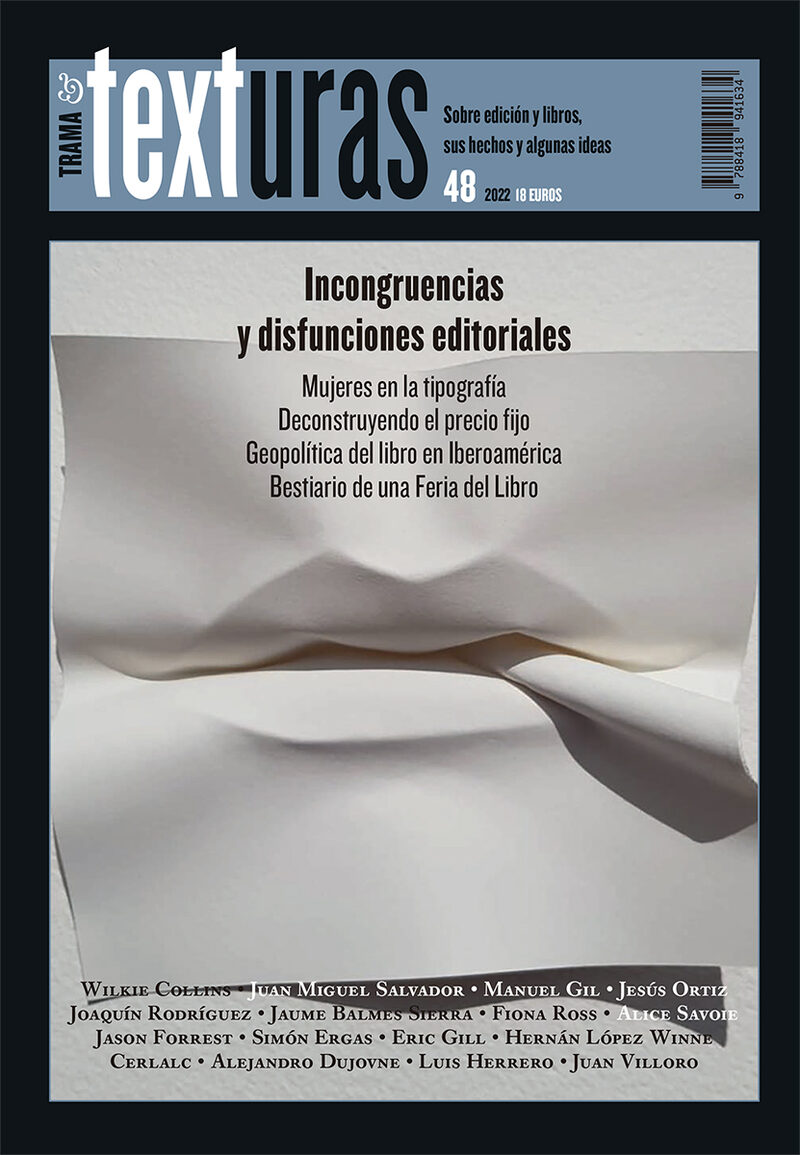 Portada de Texturas 48: Incongruencias y disfunciones editoriales