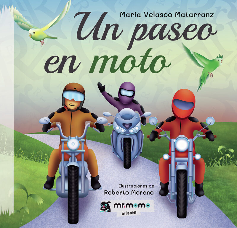 Portada de Un paseo en moto · María Velasco Matarranz