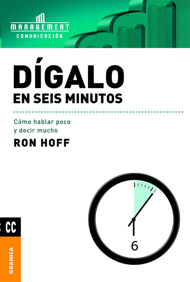 Portada de Digalo En Seis Minutos