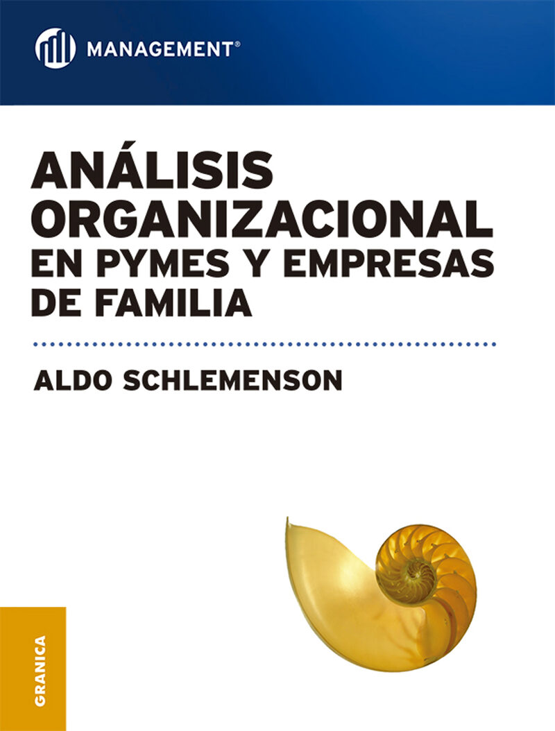 Portada de Análisis organizacional en PYMES y empresas de familia