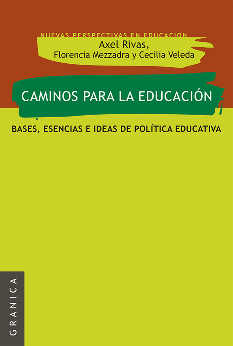 Portada de Caminos para la educación