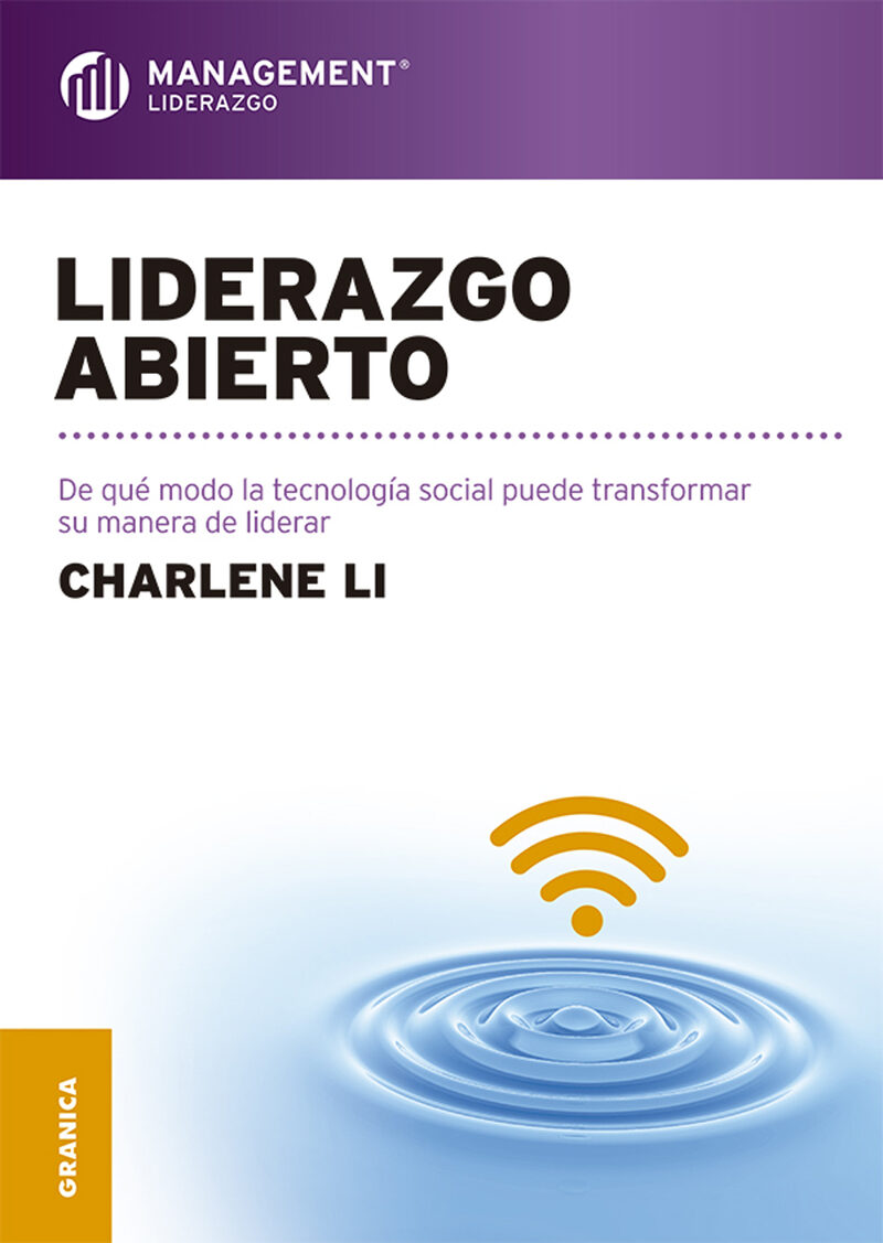 Portada de Liderazgo abierto · Charlene Li