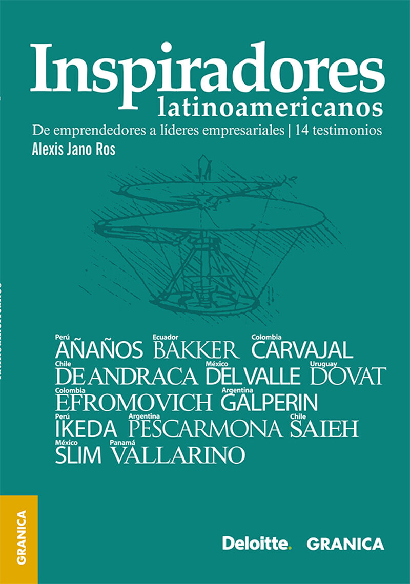 Portada de Inspiradores latinoamericanos · Alexis Jano Ros
