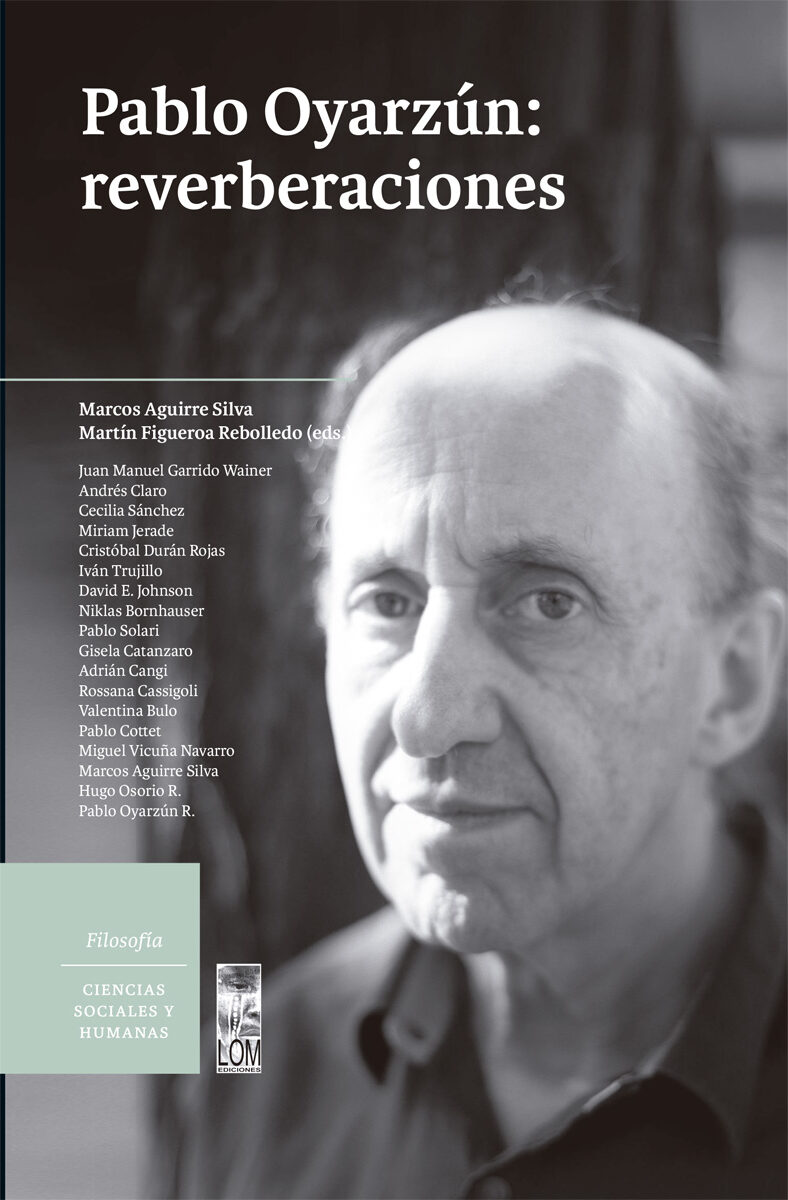 Portada de Pablo Oyarzun: reverberaciones
