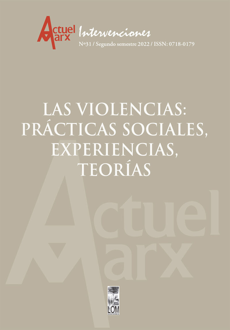 Portada de Actuel Marx N 31 Las Violencias: prácticas sociales, experiencias, teorías