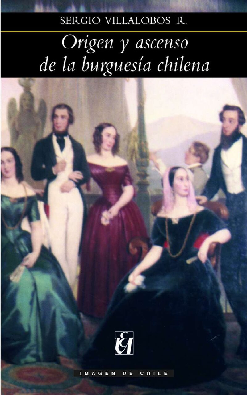 Portada de Origen y ascenso de la burguesía chilena