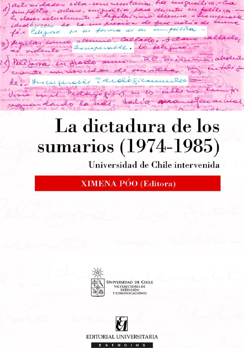 Portada de La dictadura de los Sumarios (1974-1985)