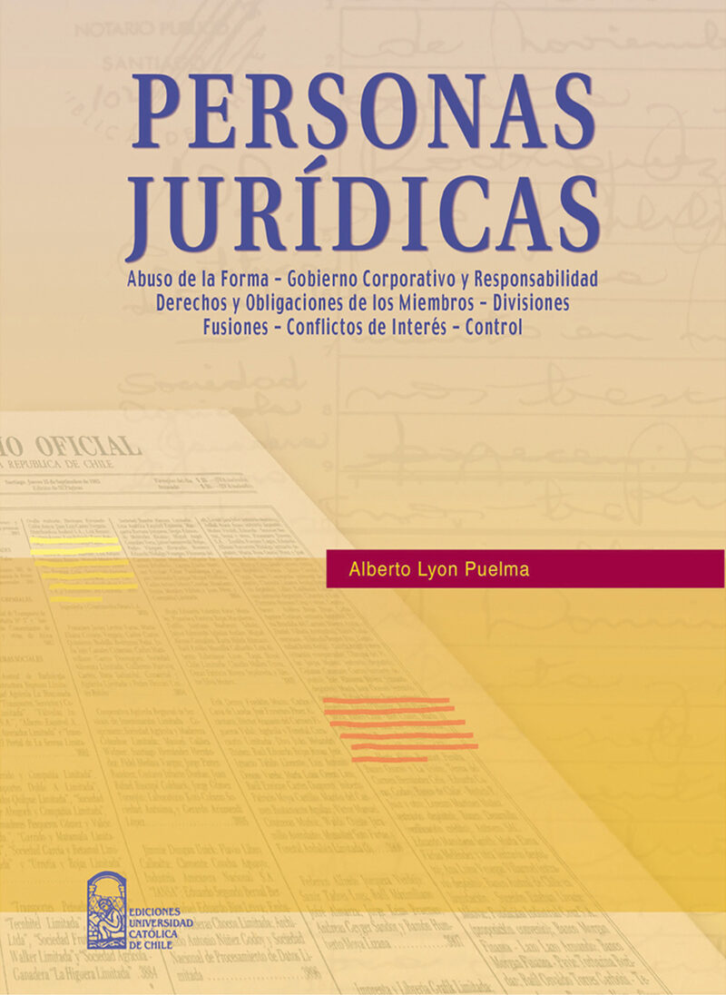 Portada de Personas jurídicas
