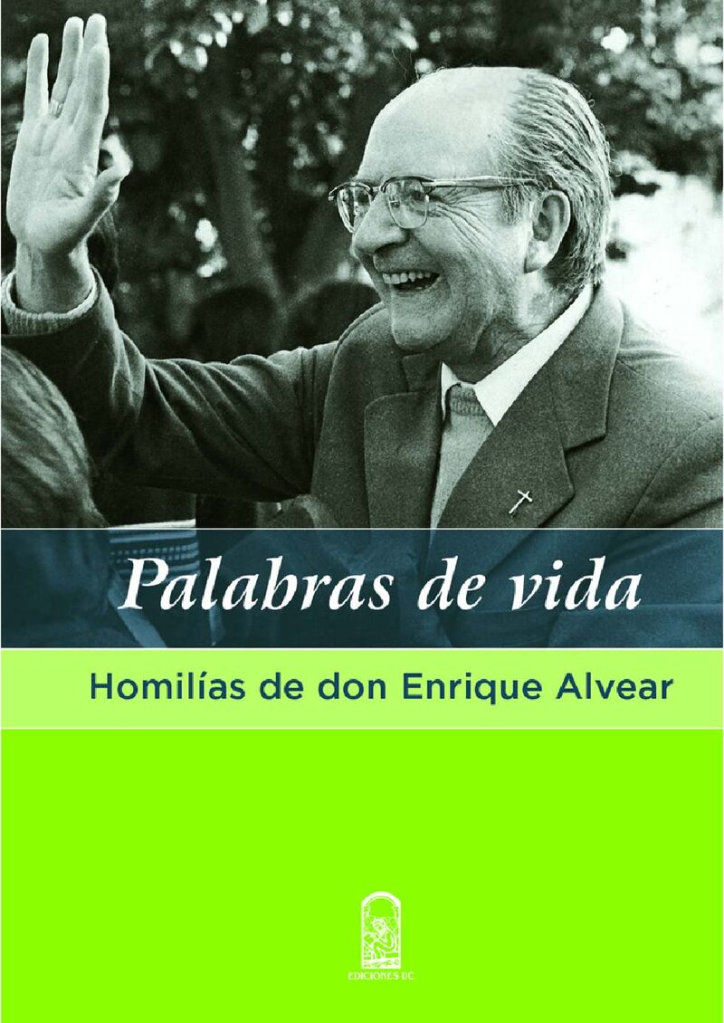 Portada de Palabras de vida · Enrique Alvear